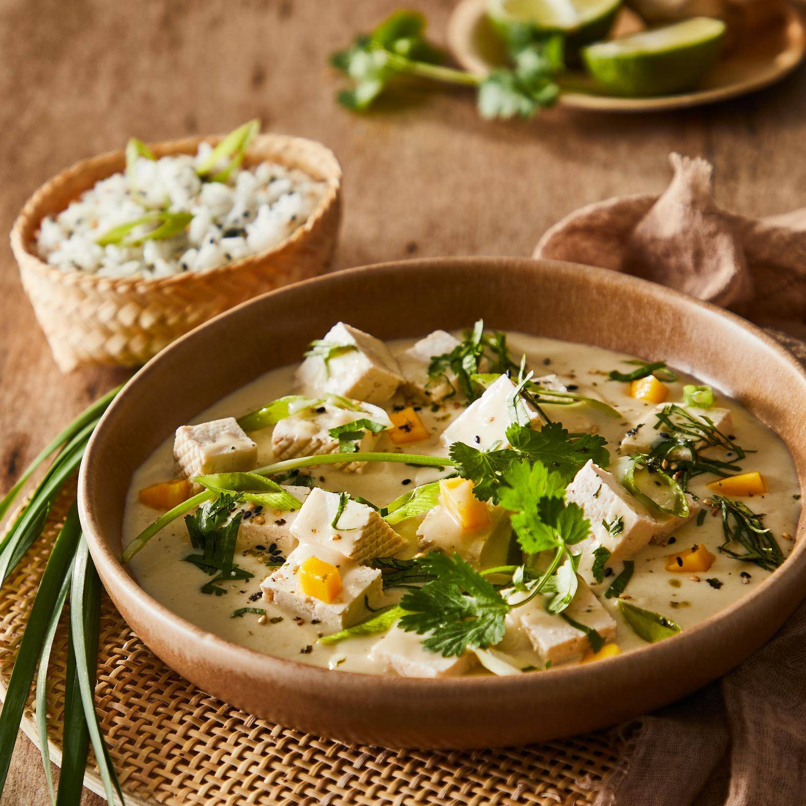 Thajské zelené kari s tofu - recept Hrnce a pánve | Tefal