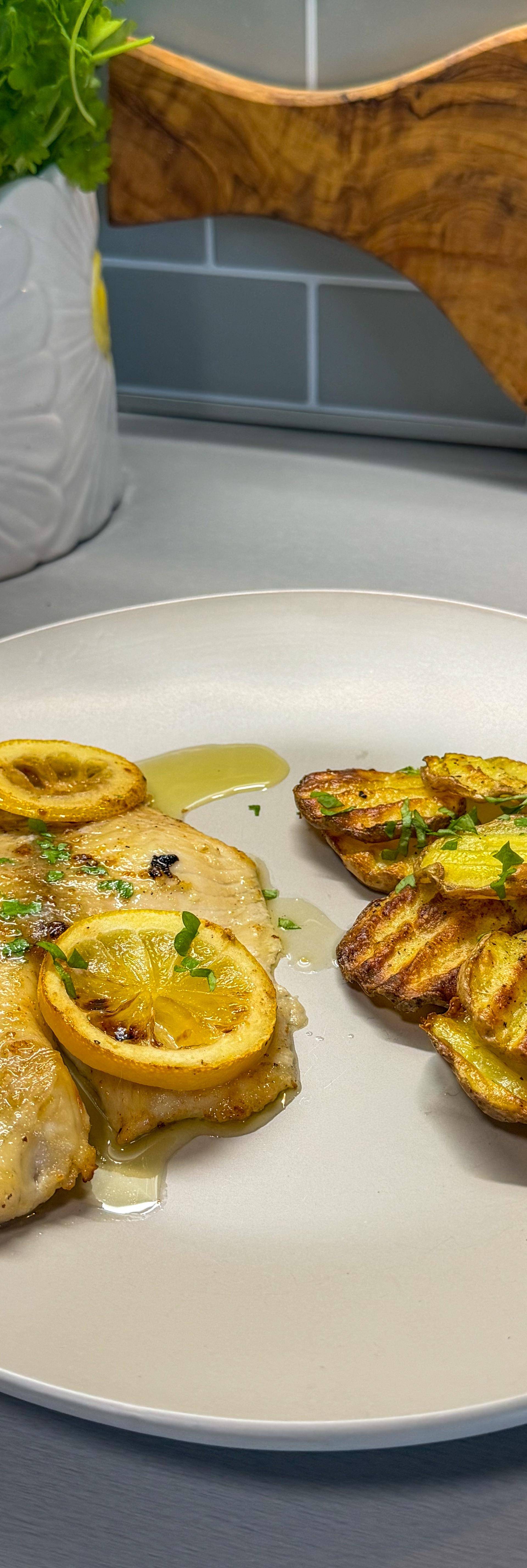 Treska s citronem a bramborovými dukátky - recept DUAL EASY FRY XXL | Tefal