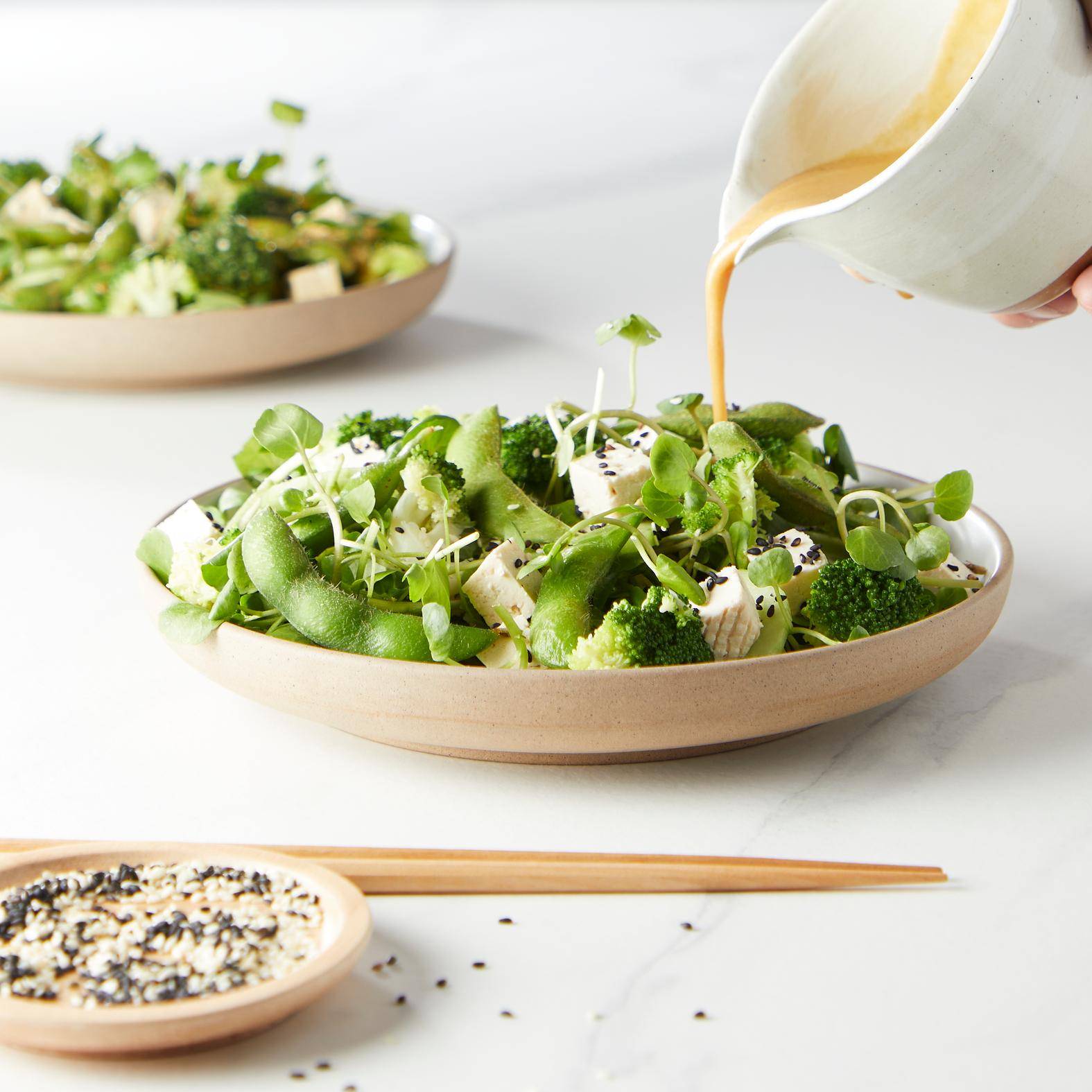 Tofu salát s japonským dresinkem - recept Infiny Mix + | Tefal