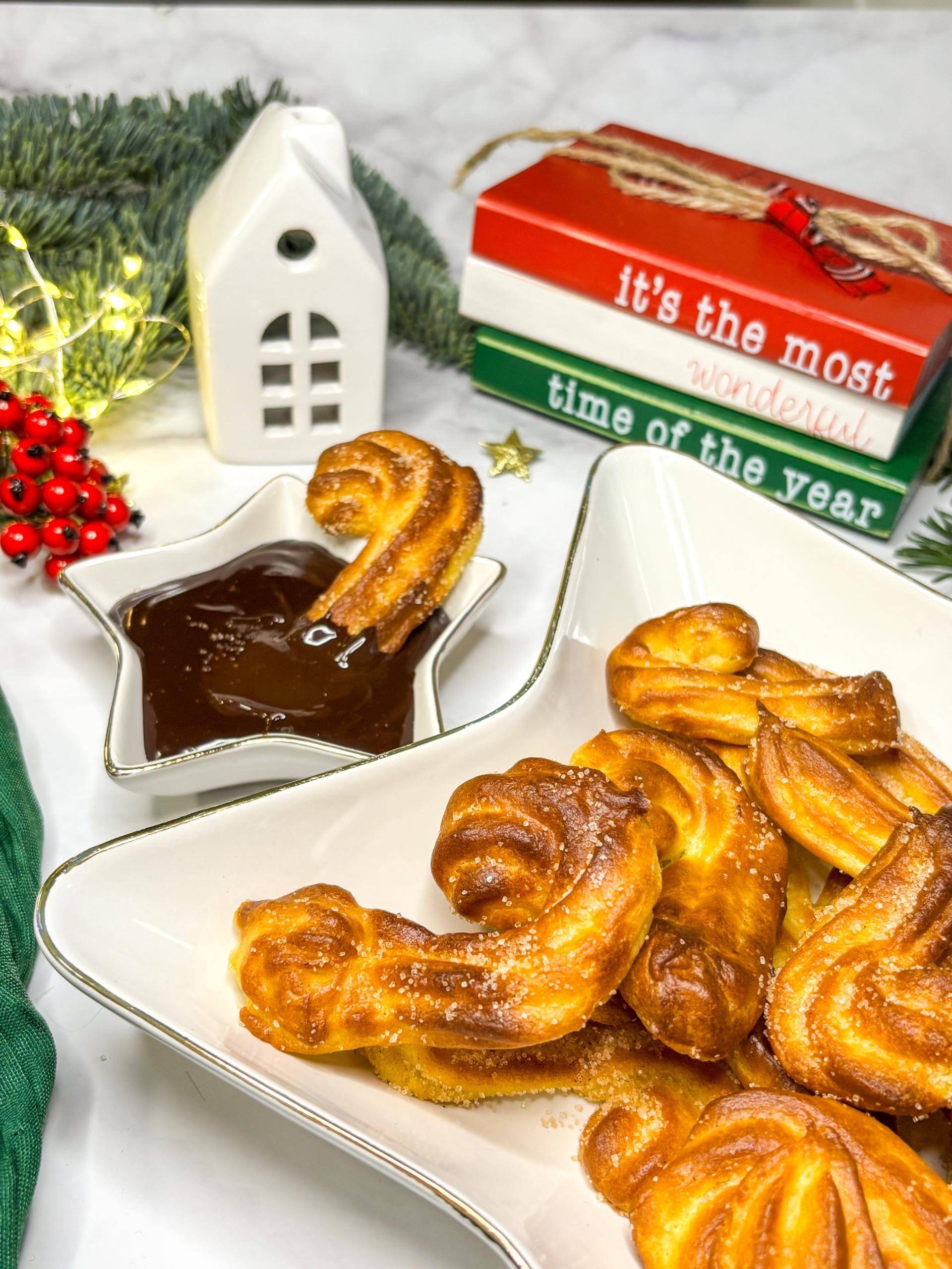 Churros s čokoládovou omáčkou - recept EASY FRY & GRILL 2 in 1 MECHANICAL | Tefal