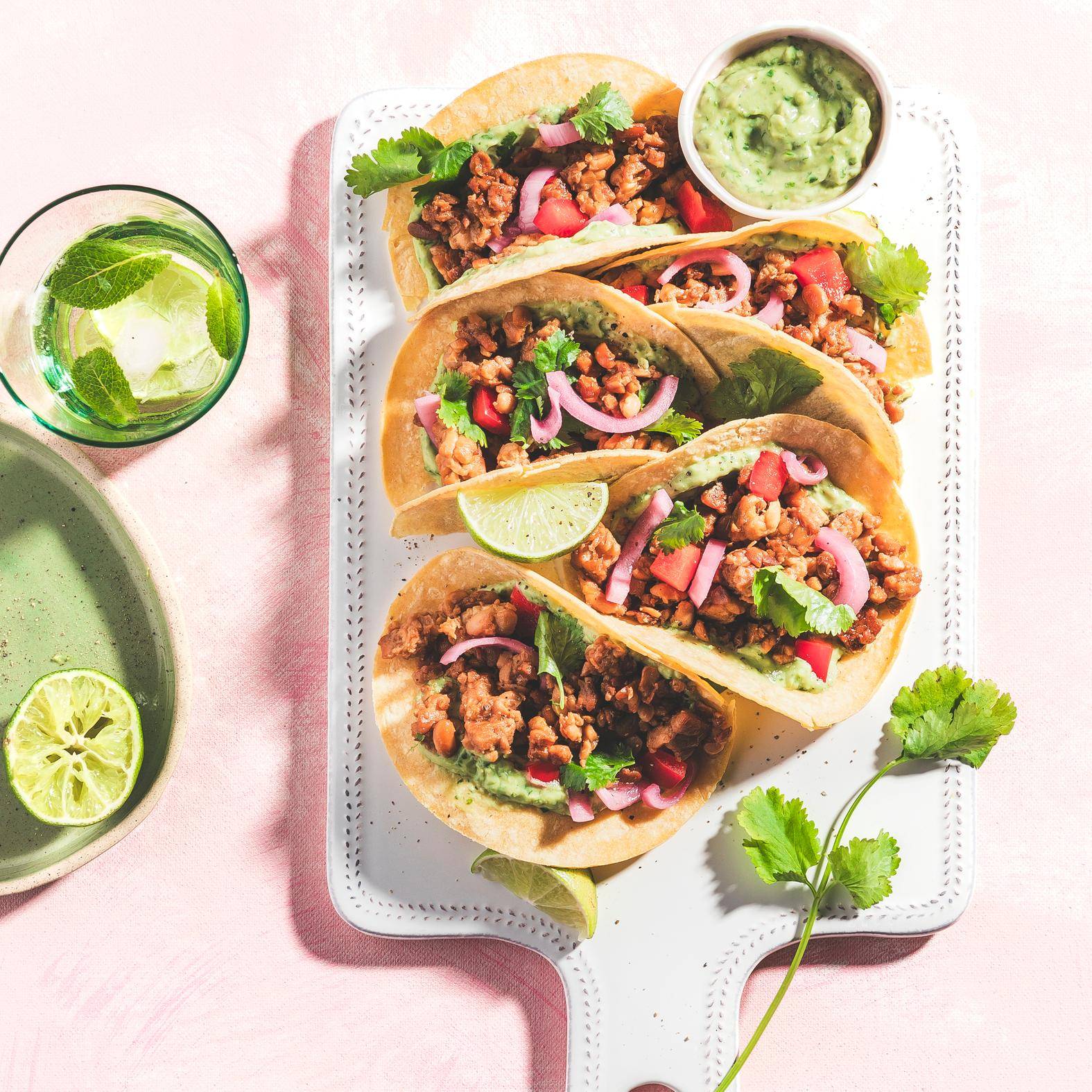 Tacos s tempehem - recept Hrnce a pánve | Tefal