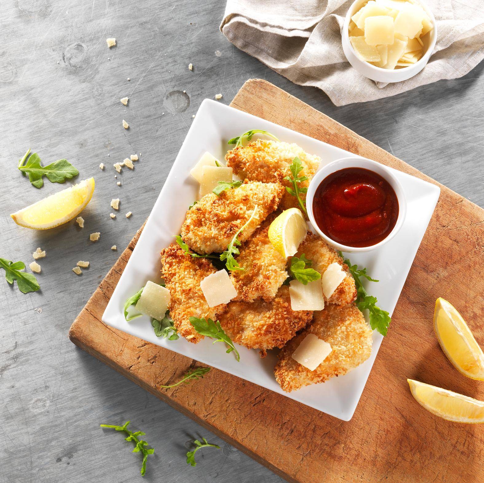 Křupavé kuřecí nugetky se sýrem pecorino - recept EASY FRY GRILL & STEAM 3 in 1 | Tefal