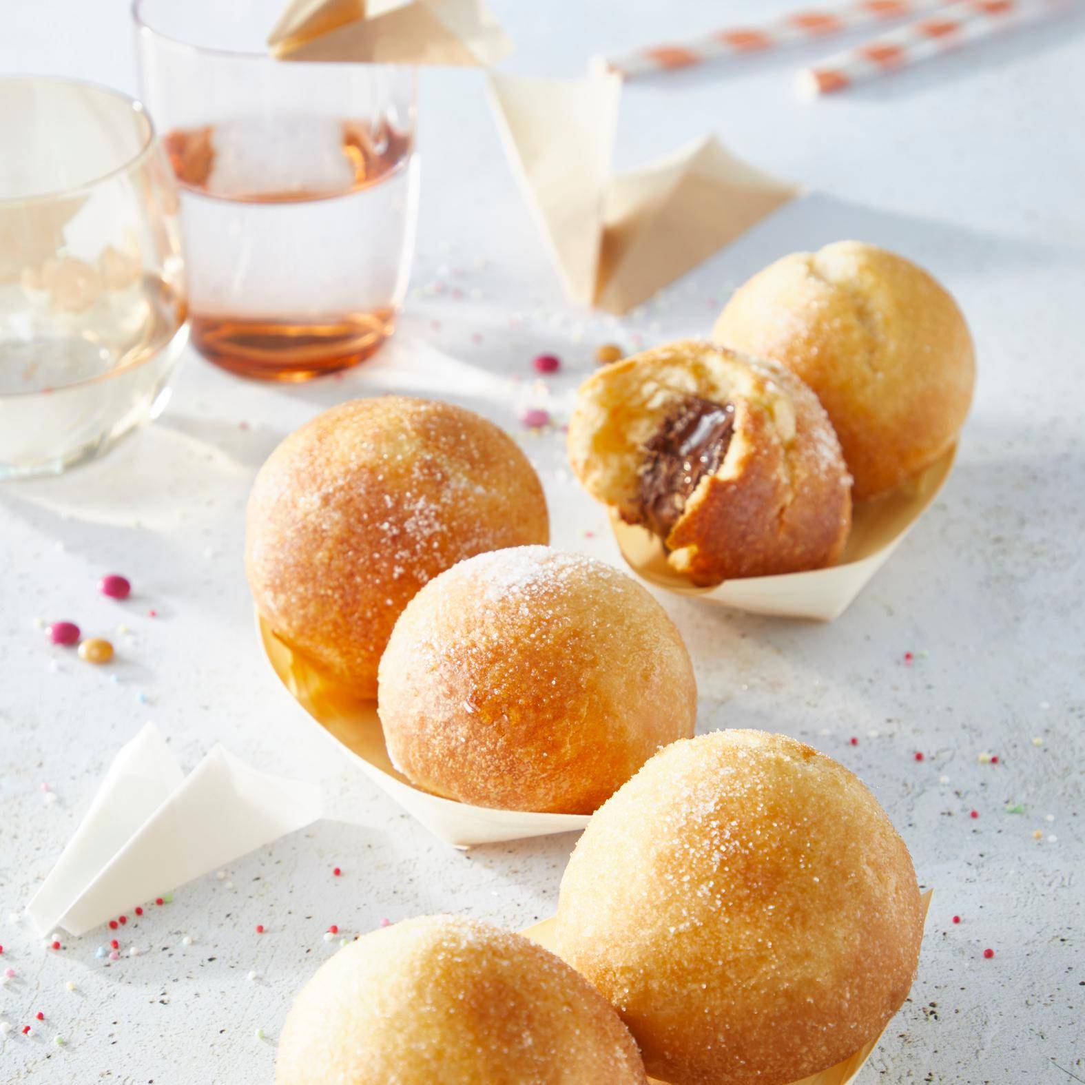 Koblihy Berliner - recept EASY FRY GRILL & STEAM 3 in 1 | Tefal