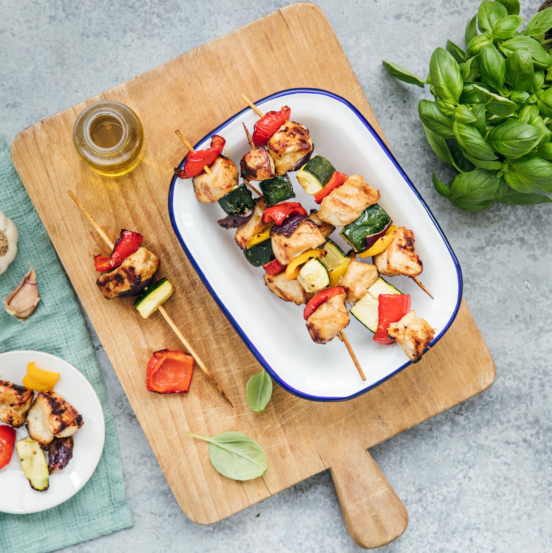 Kuřecí kebab - recept EASY FRY GRILL & STEAM 3 in 1 | Tefal