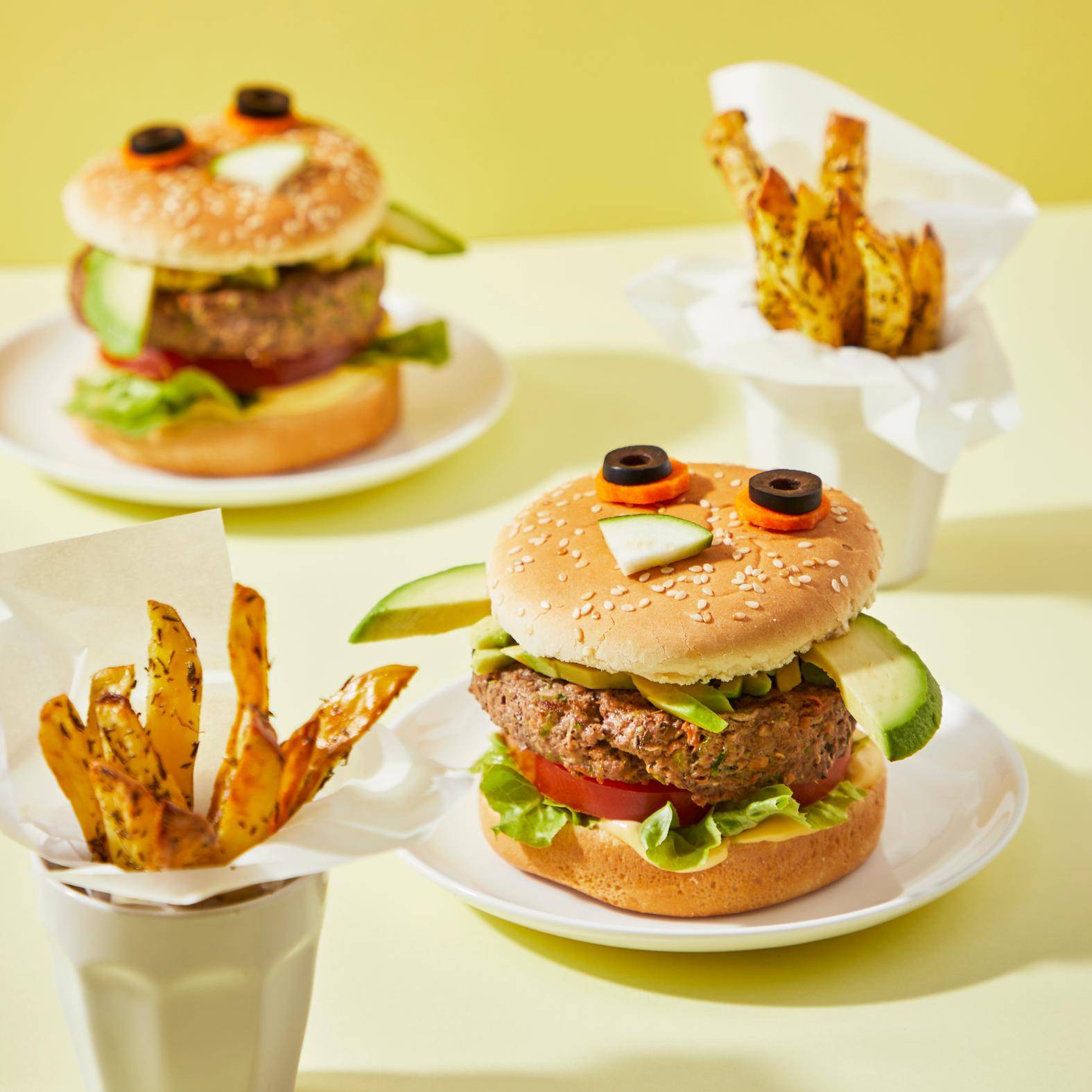 Vegetariánský burger pro děti - recept Easy Fry Max | Tefal