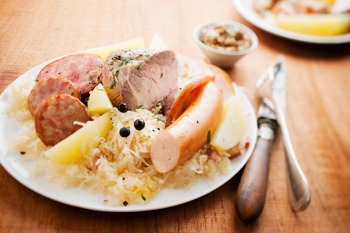 Brambory s klobásou a kysaným zelím - recept Cookeo | Tefal