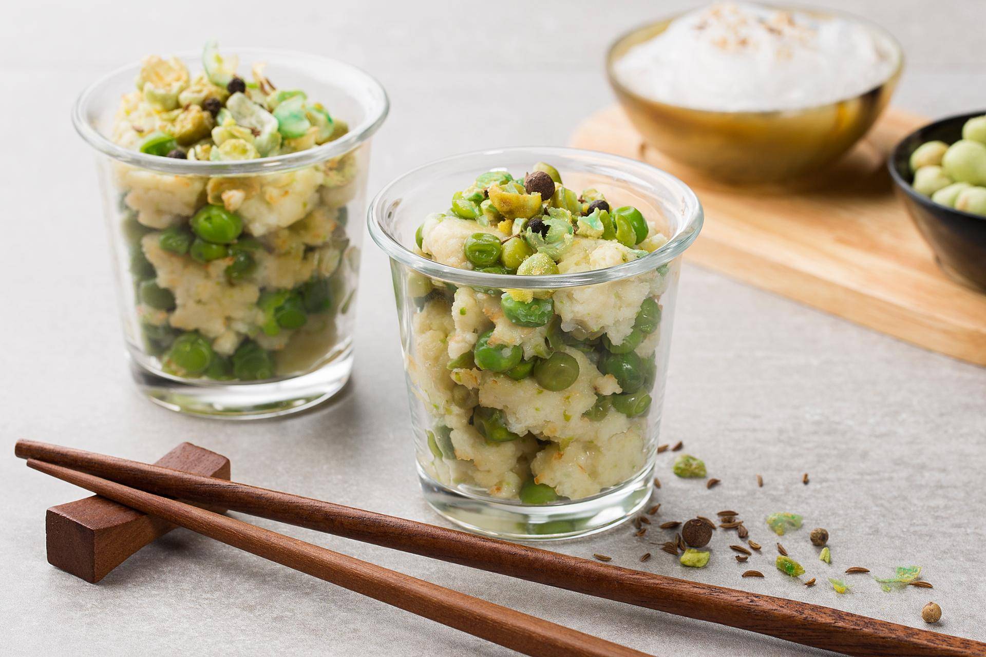 Pohár s rybou a wasabi - recept Easy fry Silence XL / Essential XL | Tefal