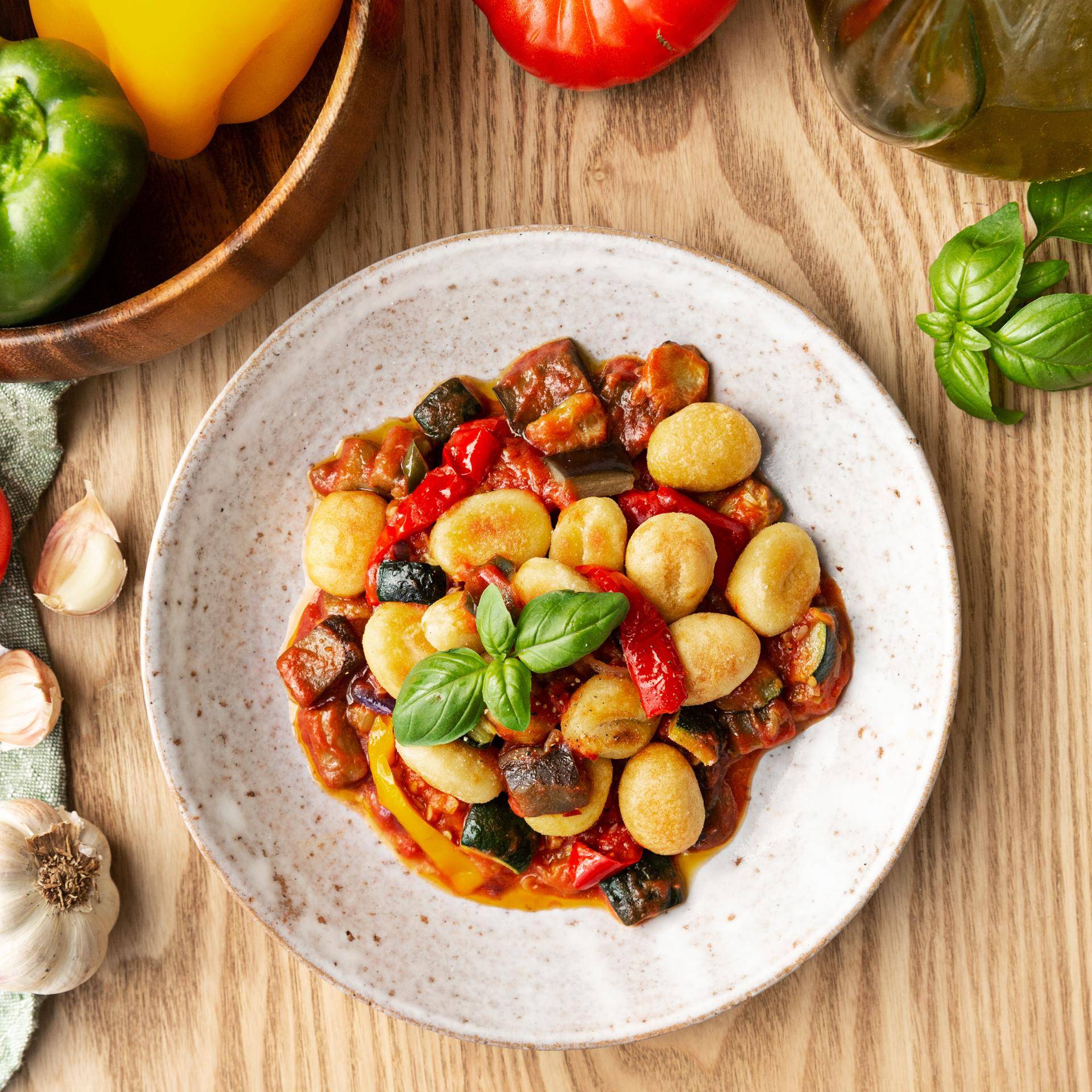 Gnocchi s ratatouille - recept EASY FRY GRILL & STEAM 3 in 1 | Tefal