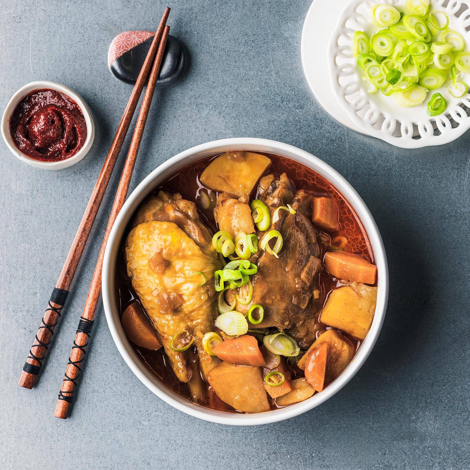 Korejský pikantní kuřecí guláš - recept Cookeo | Tefal