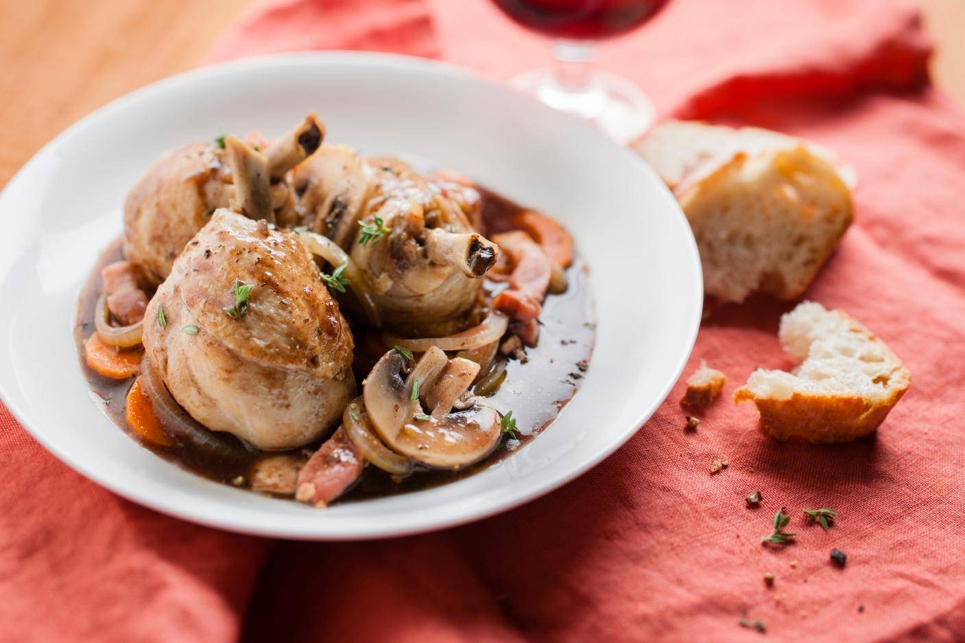 Kohout na červeném víně - recept Cookeo | Tefal