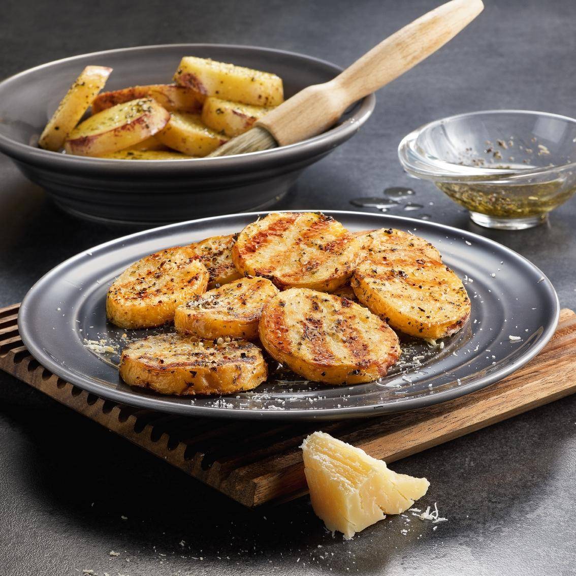 Bylinkové brambory s parmazánem - recept OptiGrill + | Tefal