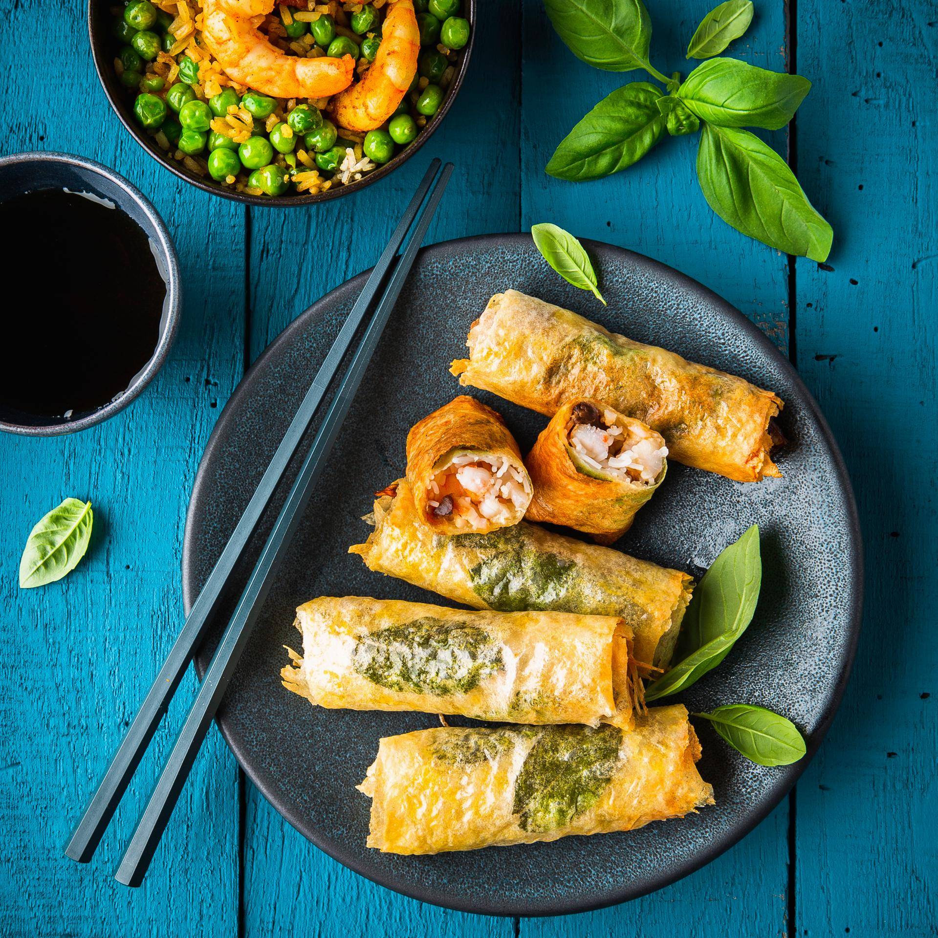 Krevetové jarní závitky - recept Cookeo | Tefal
