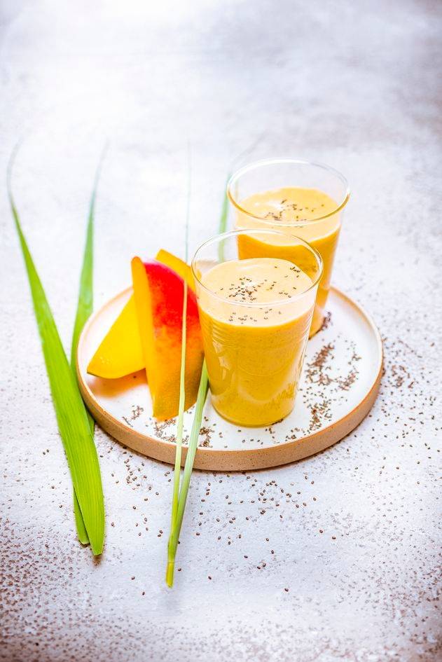 Lassi s mangem a chia semínky - recept Blen Up | Tefal