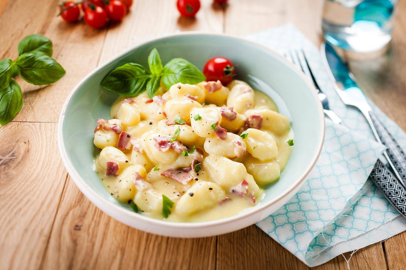 Carbonara gnocchi se smetanou - recept Cookeo | Tefal