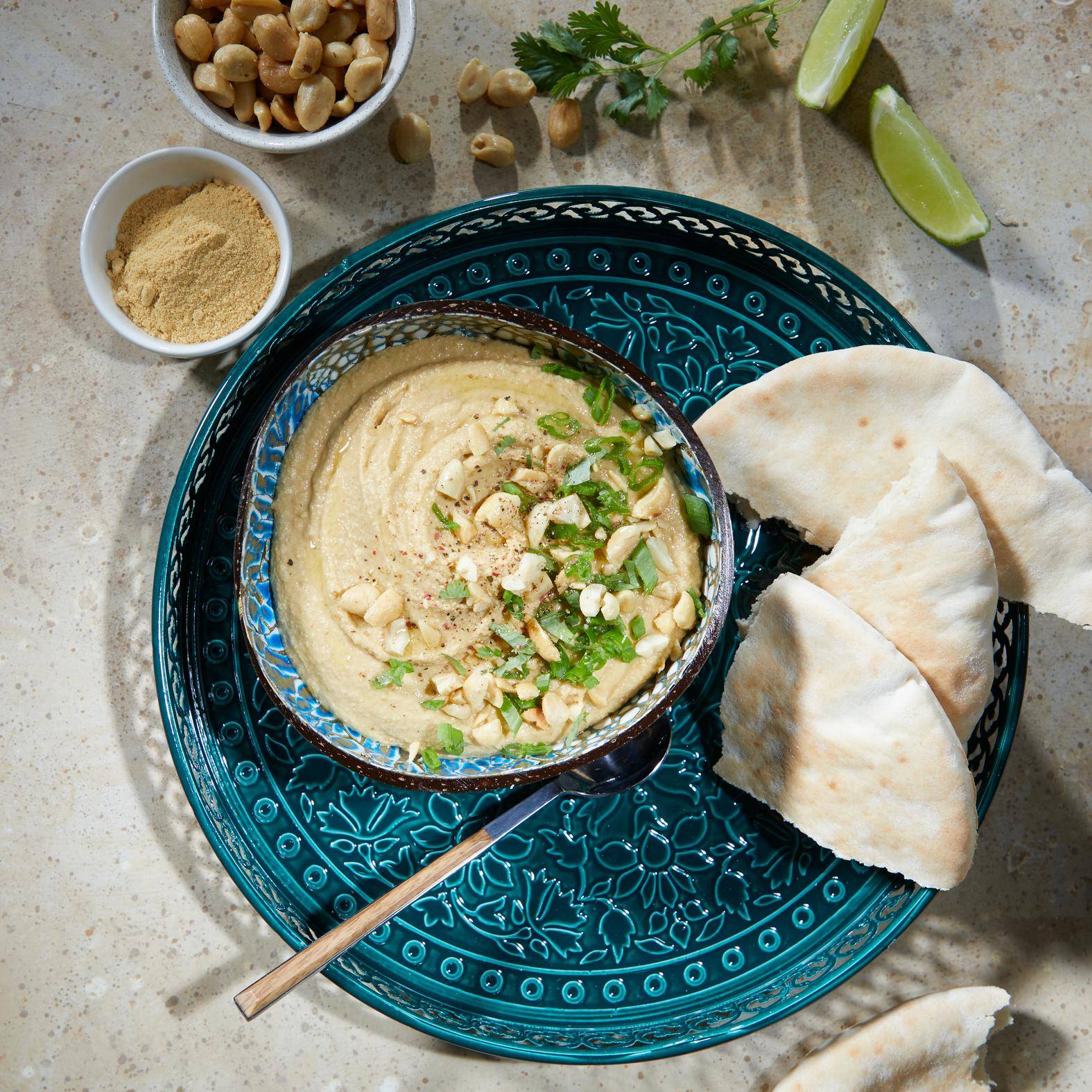 Thajský hummus s arašídovým máslem - recept Blen Up | Tefal