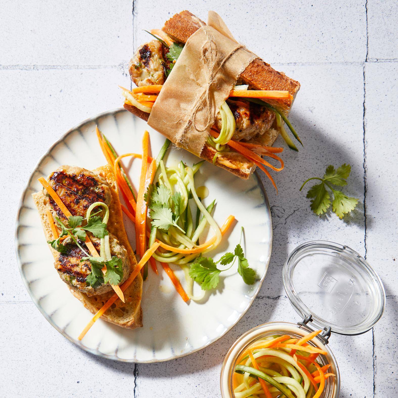 Bánh mí s masovými kuličkami - recept OptiGrill 2in1 | Tefal