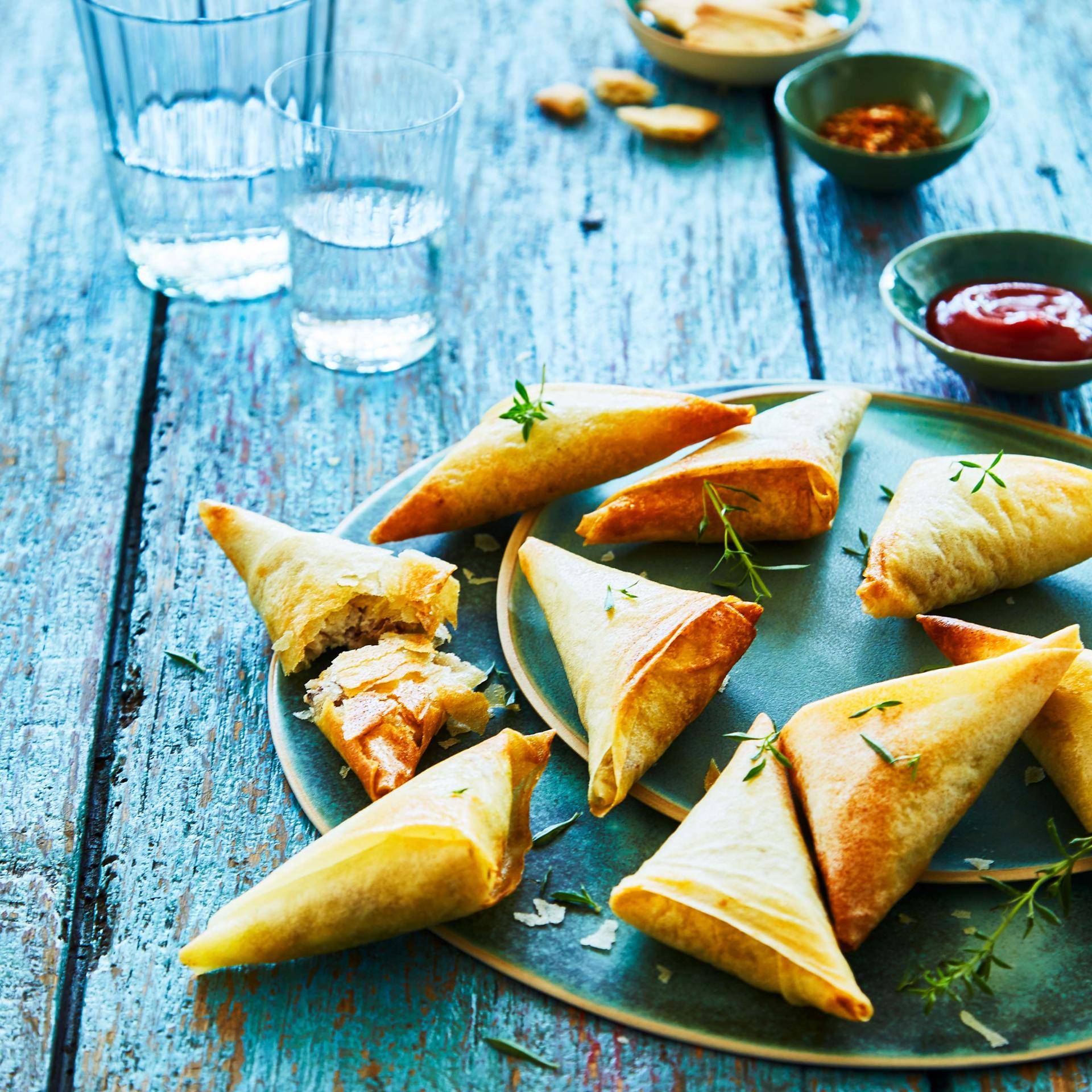 Samosa s tuňákem a vejci - recept Cookeo | Tefal