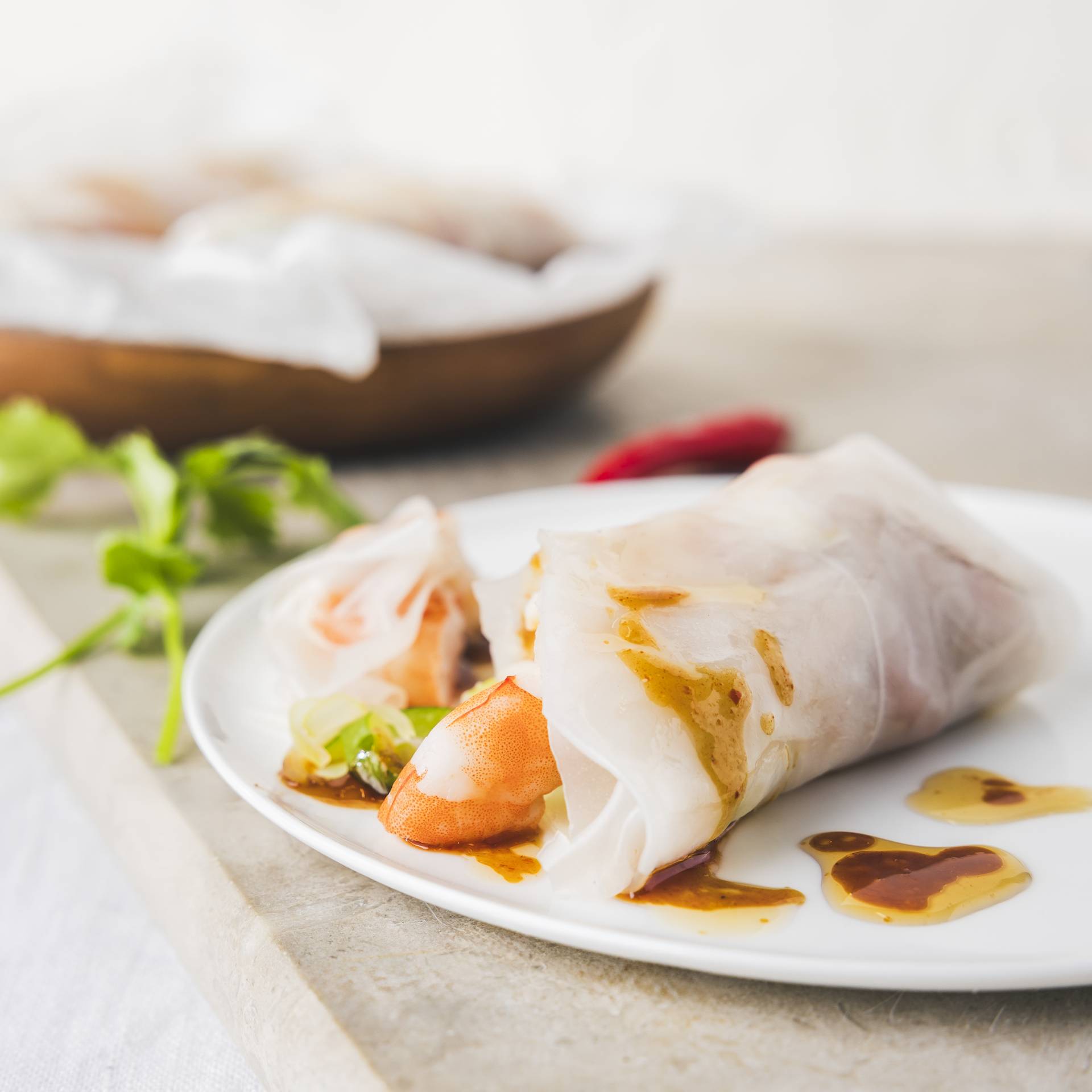 Vietnamské krevetové jarní závitky - recept undefined | Tefal
