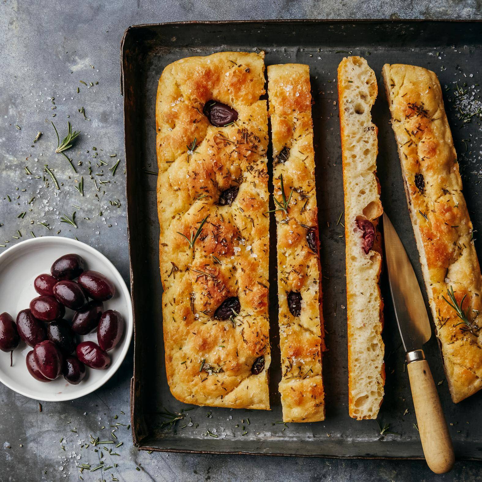 Focaccia bez hnětení - recept OptiGrill 2in1 XL | Tefal