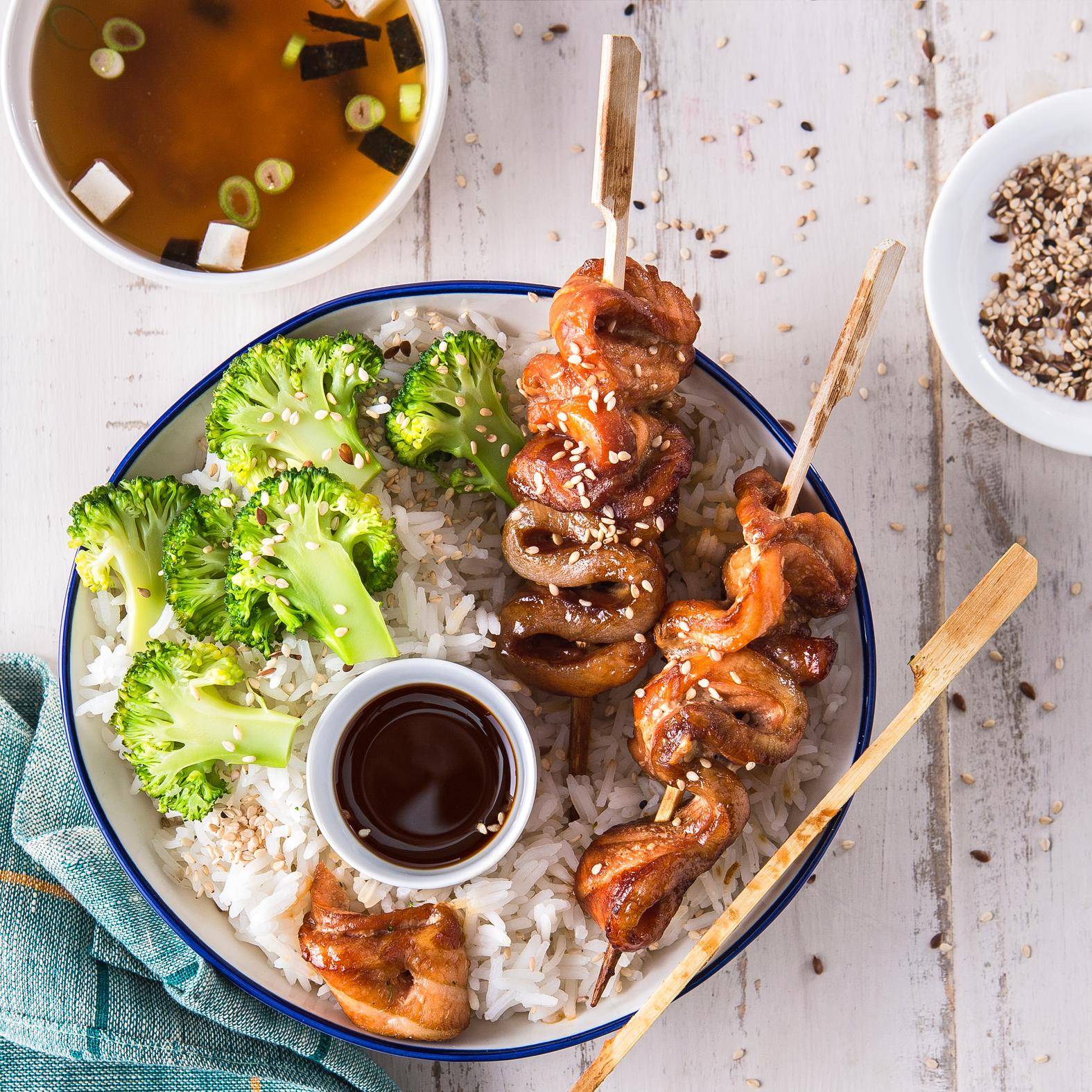 Kebab z lososa - recept EASY FRY & GRILL 2 in 1 DIGITAL | Tefal