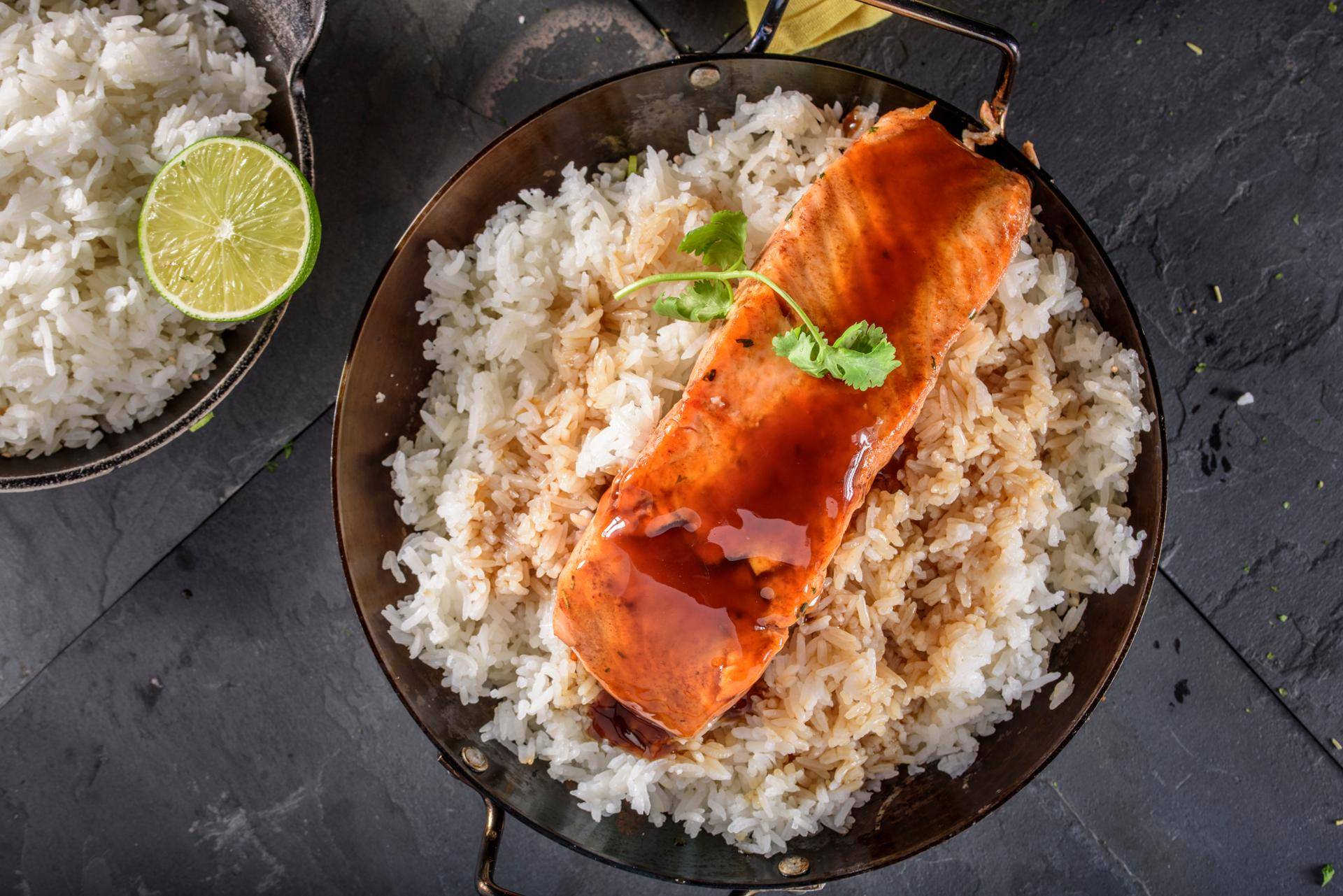 Glazovaný losos s teriyaki - recept EASY FRY & GRILL 2 in 1 XXL | Tefal