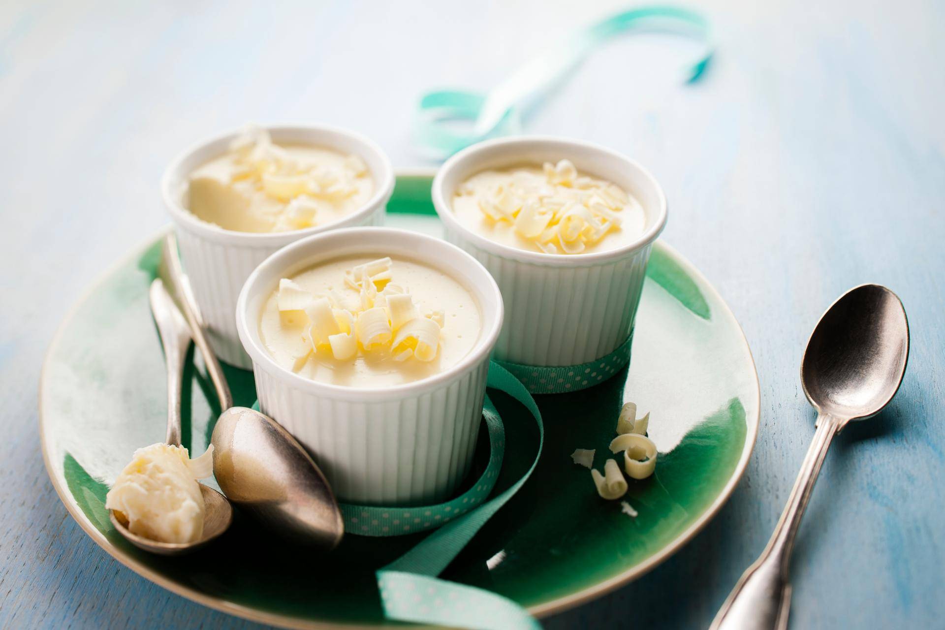 Flan z bílé čokolády - recept Cookeo | Tefal