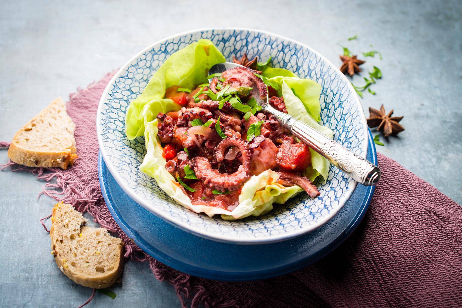 Chobotnice na kyperský způsob - recept Cookeo | Tefal