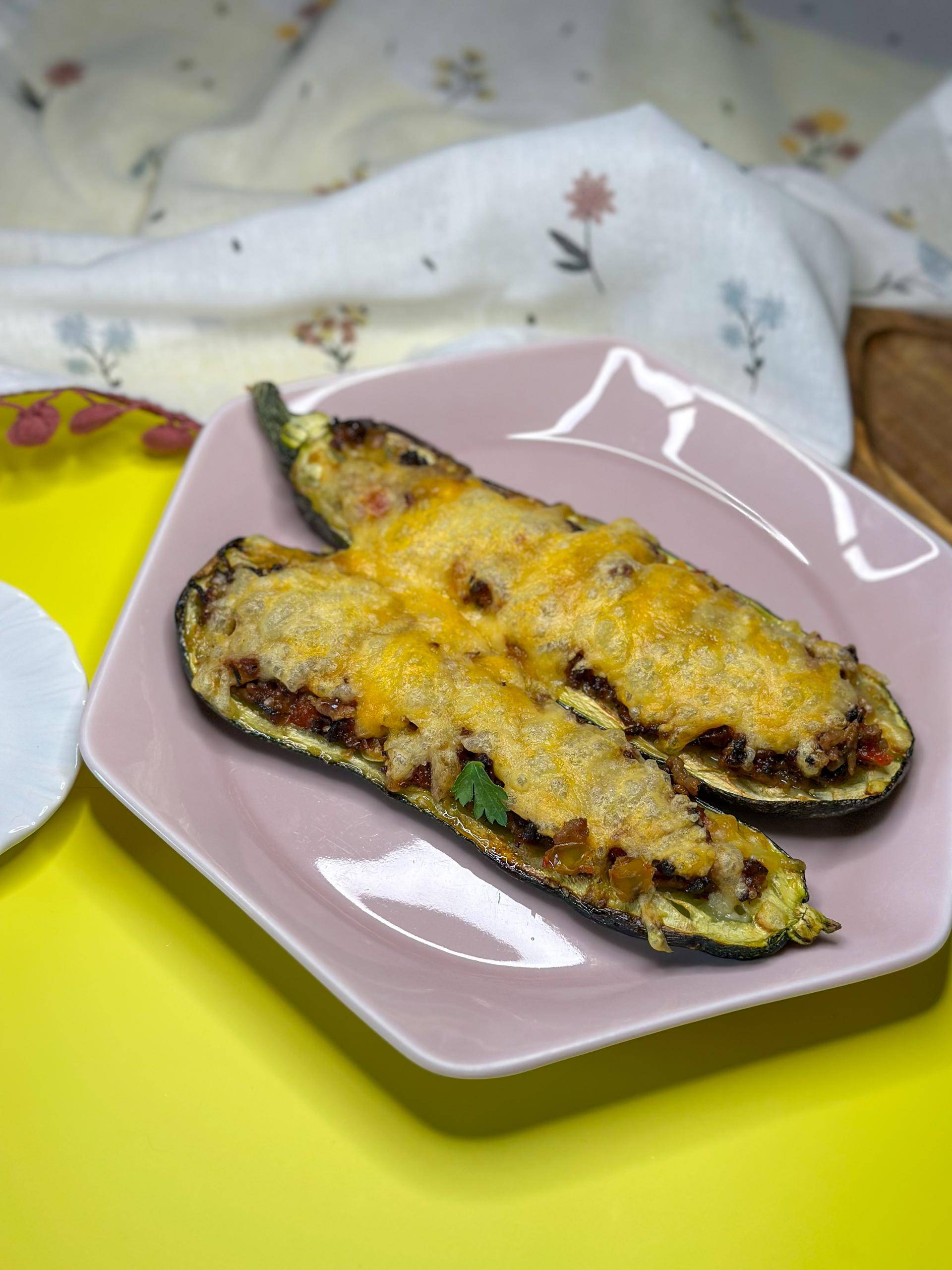 Plněná cuketa - recept EASY FRY & GRILL 2 in 1 XXL | Tefal